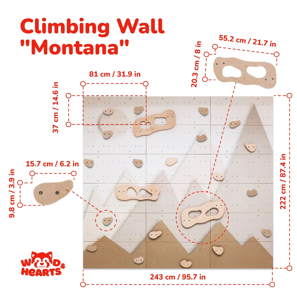 Indoor Climbing Wall by Wood and Hearts