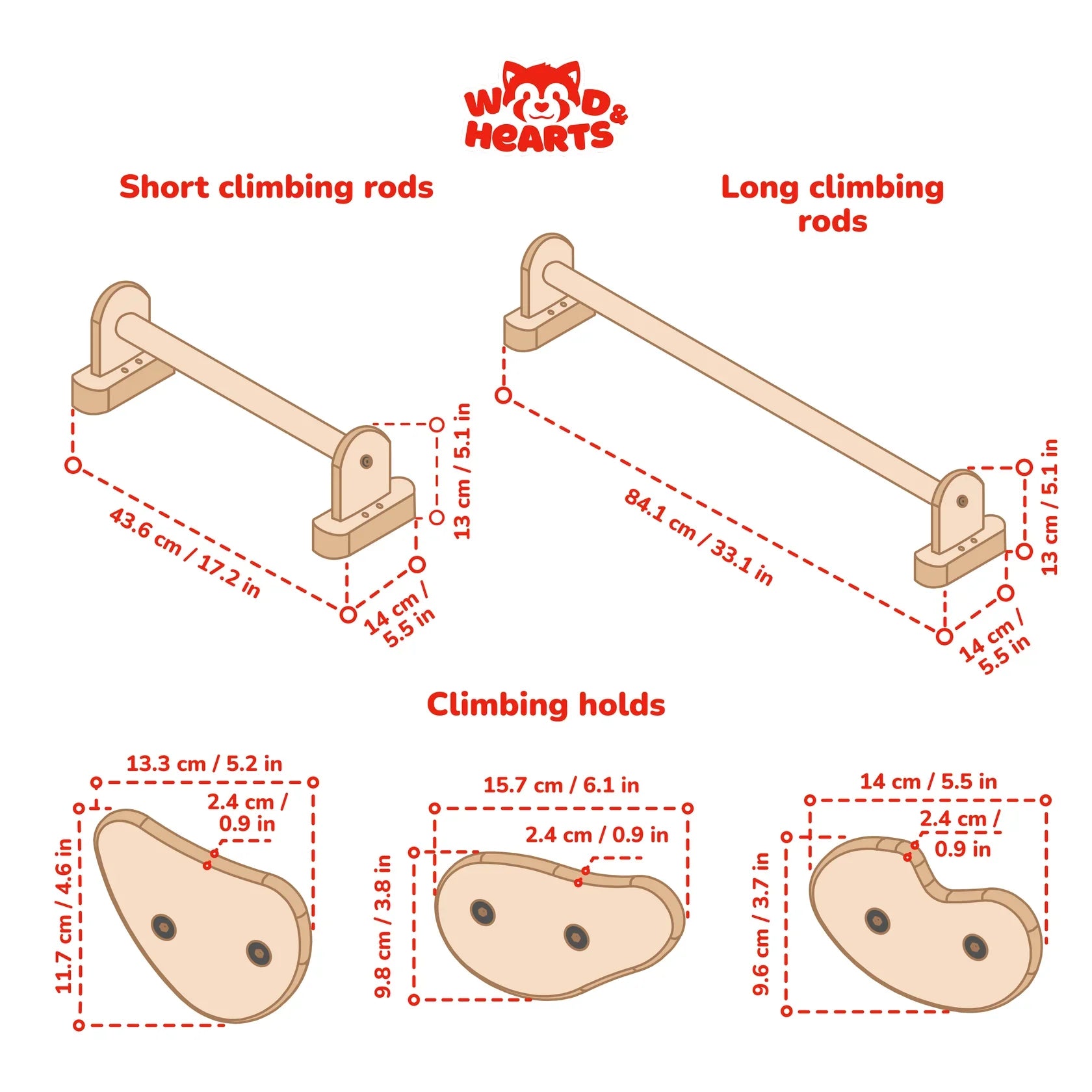 Indoor Play Gym by Wood and Hearts