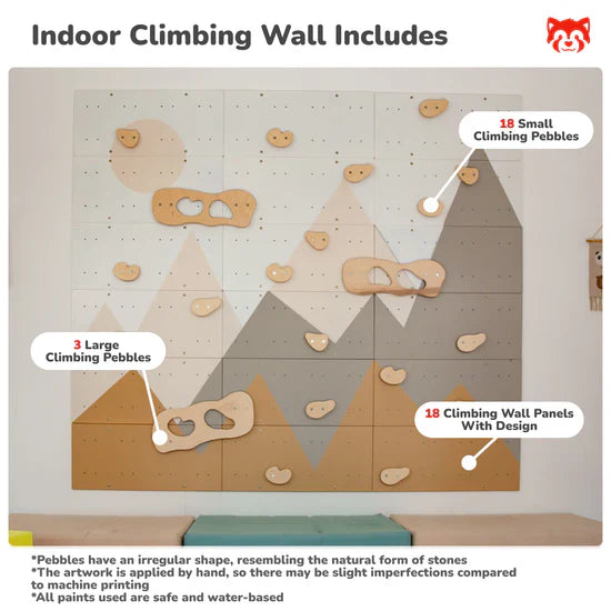 Indoor Climbing Wall by Wood and Hearts