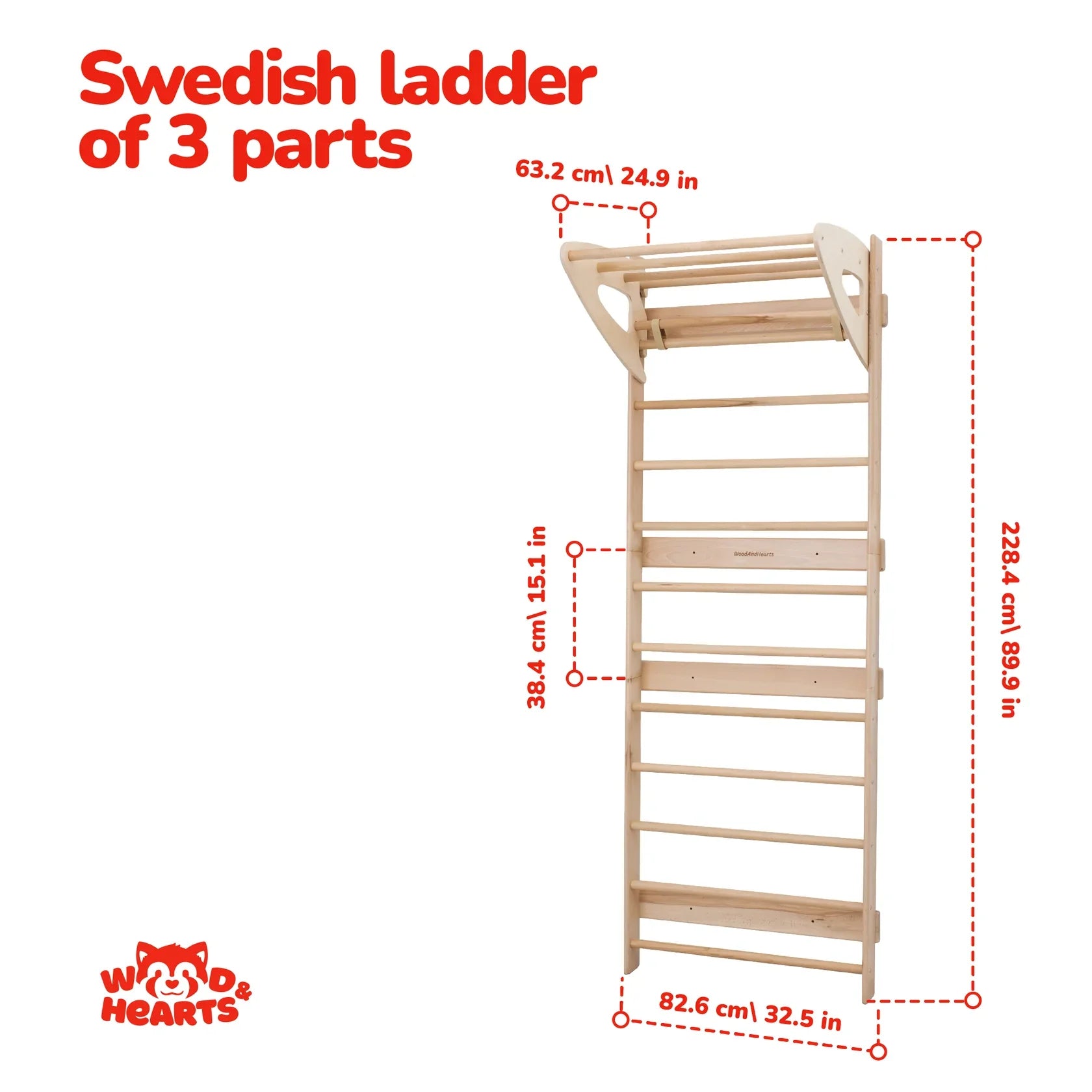Swedish Climbing Wall by Wood and Hearts