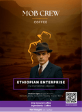 Ethiopian Enterprise Medium Light Roast Coffee: 1lb Unveiling a Symphony of Bright Flavors