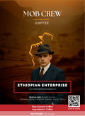 Ethiopian Enterprise Medium Light Roast Coffee - Premium Single Origin 2lb