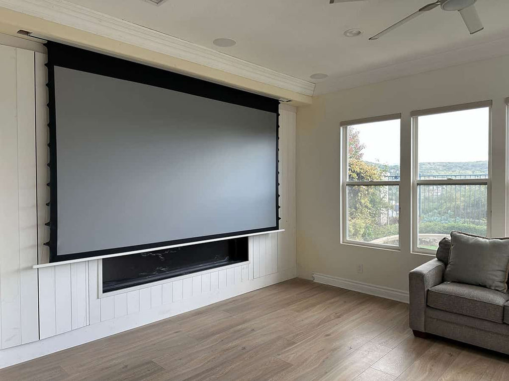 Elite Screens Evanesce Tab-Tension B CineGrey 5D® Series Projector Screen