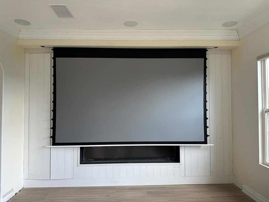 Elite Screens Evanesce Tab-Tension B CineGrey 5D® Series Projector Screen