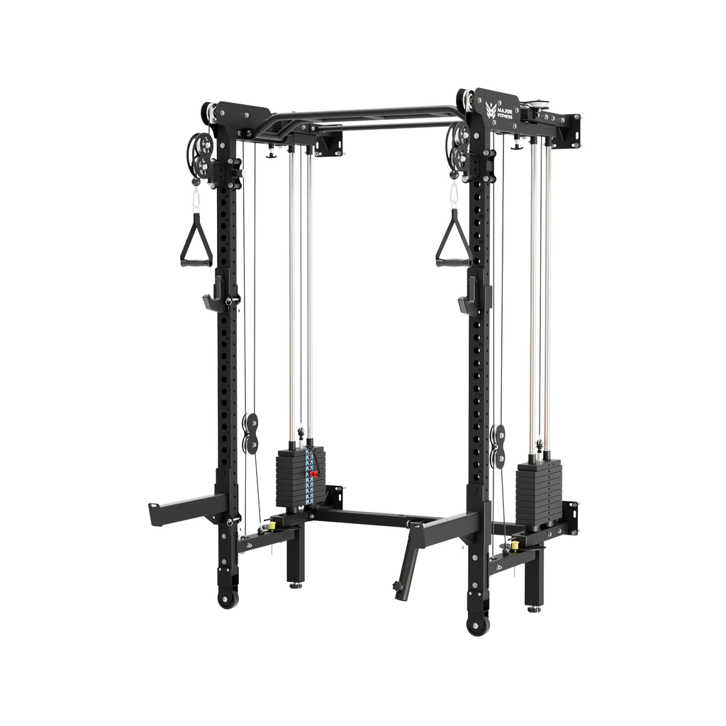 Major Fitness F35 All-In-One Home Gym Wall-Mount Folding Power Rack