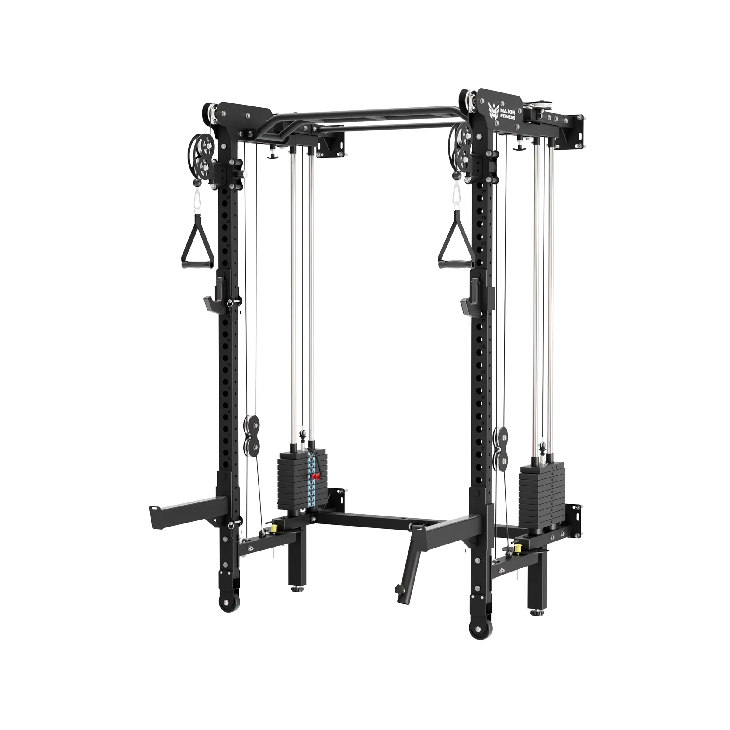 Major Fitness F35 All-In-One Home Gym Wall-Mount Folding Power Rack
