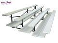 Fanstand™ Indoor Double Footplank Tip-N-Roll Bleachers by First Team