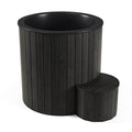 SaunaLife Model S1B 1-Person Cold/Hot Immersion Tub, Black