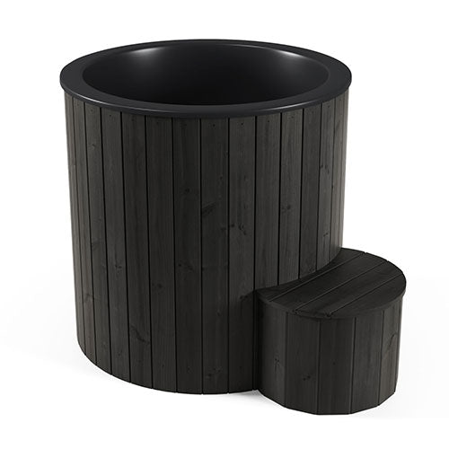 SaunaLife Model S1B 1-Person Cold/Hot Immersion Tub, Black