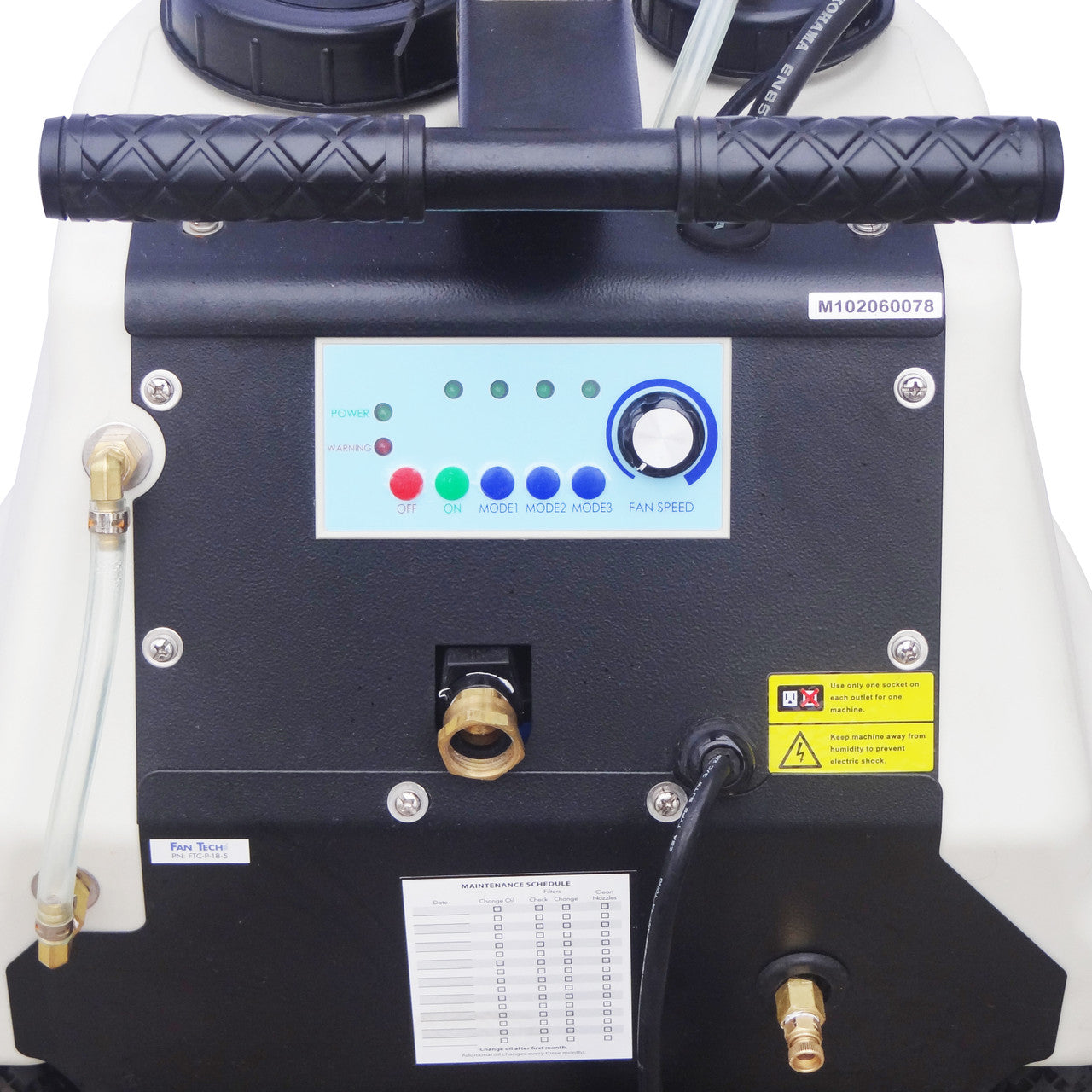 Hydro Mist Cool Caddie - Self Contained Portable 1000 PSI Misting 3 Speed Mist Fan