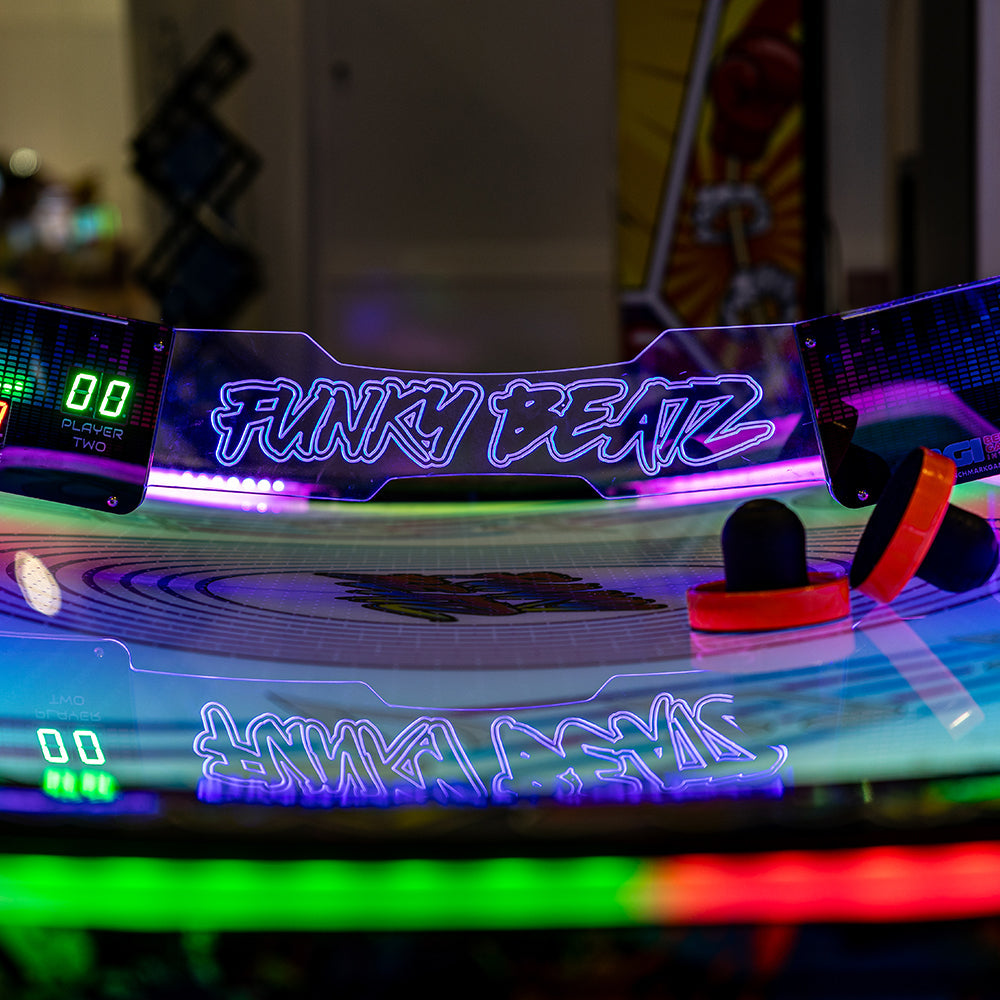 Funky Beatz Curved Air Hockey Table by Benchmark Games