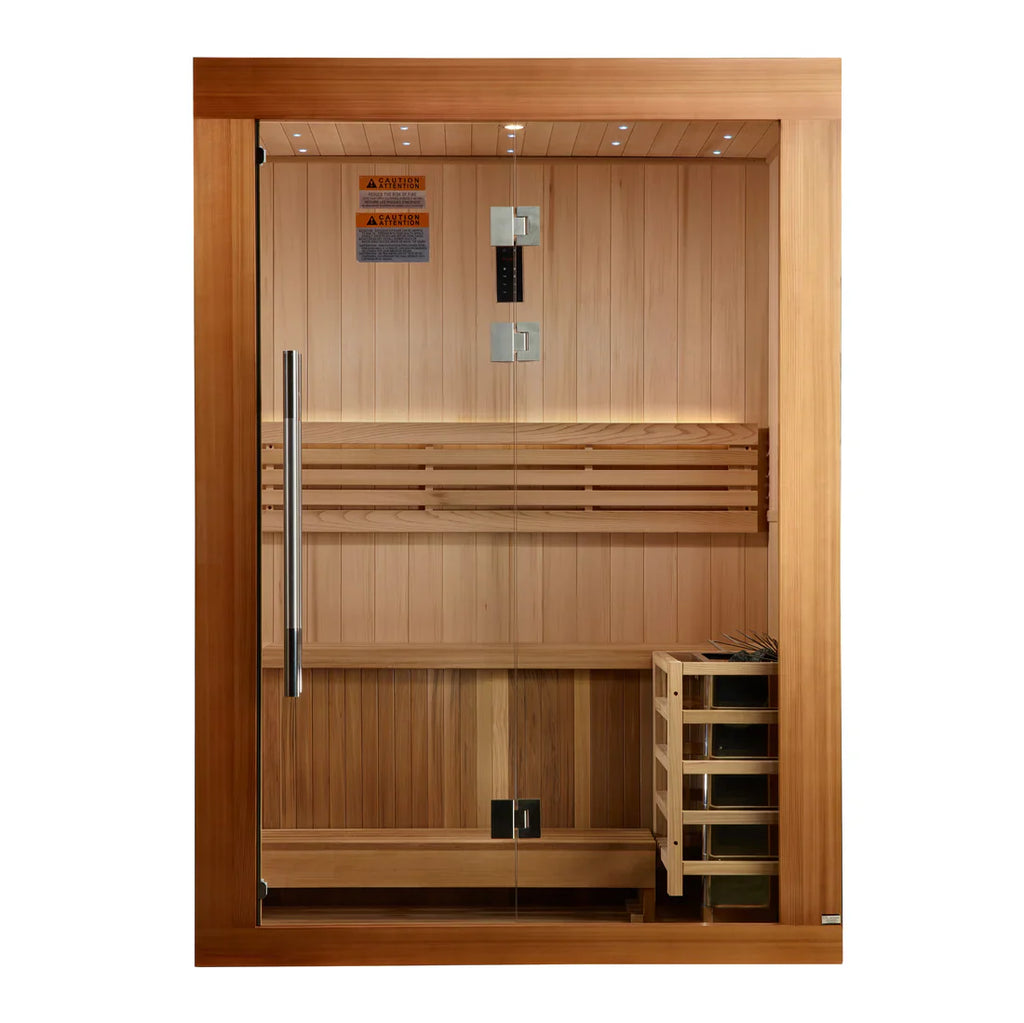 Golden Designs Sundsvall 2 Person Traditional Sauna