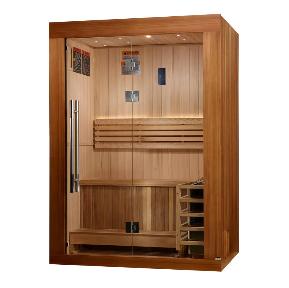 Golden Designs Sundsvall 2 Person Traditional Sauna