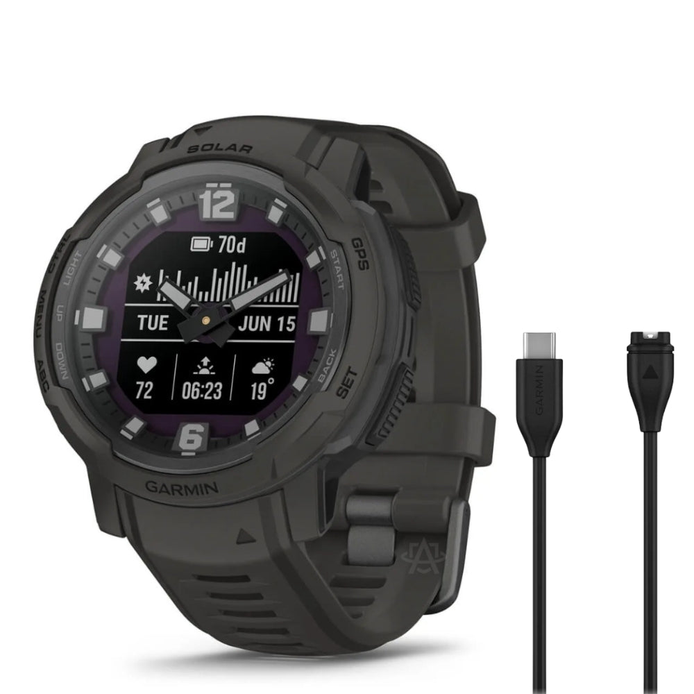 Garmin Instinct Crossover Solar | Hybrid Smartwatch w/ GPS