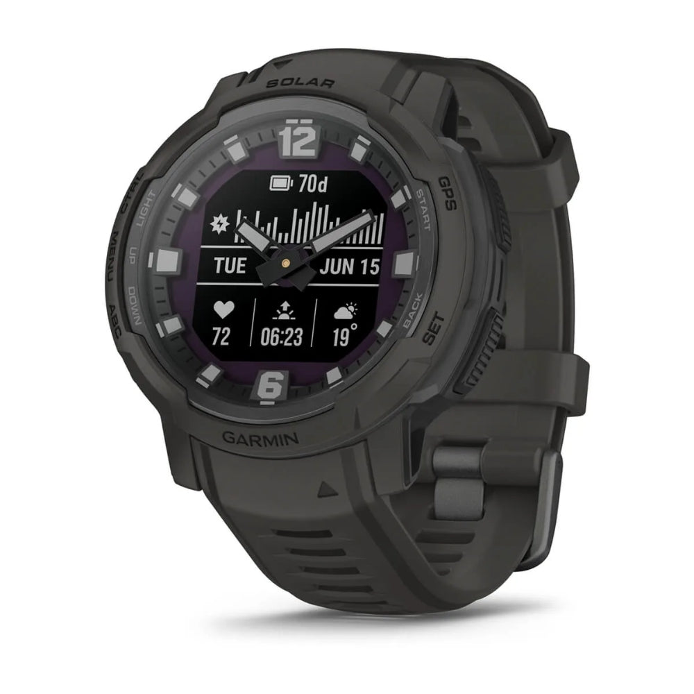 Garmin Instinct Crossover Solar | Hybrid Smartwatch w/ GPS