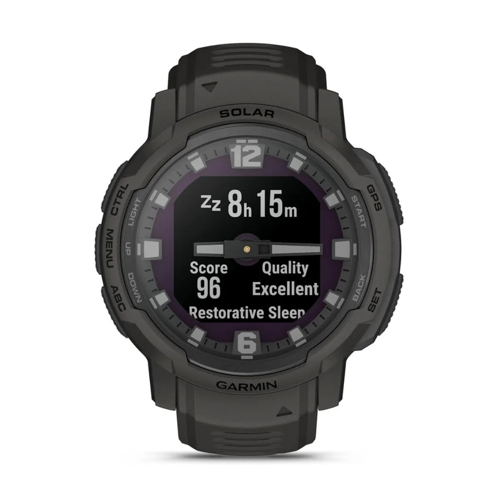 Garmin Instinct Crossover Solar | Hybrid Smartwatch w/ GPS