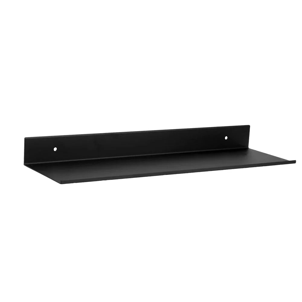 Bathroom Shelves  30-60cm Aluminum Alloy Matte Black Kitchen Wall Shelf Shower Shampoo Storage Rack Bathroom Accessories