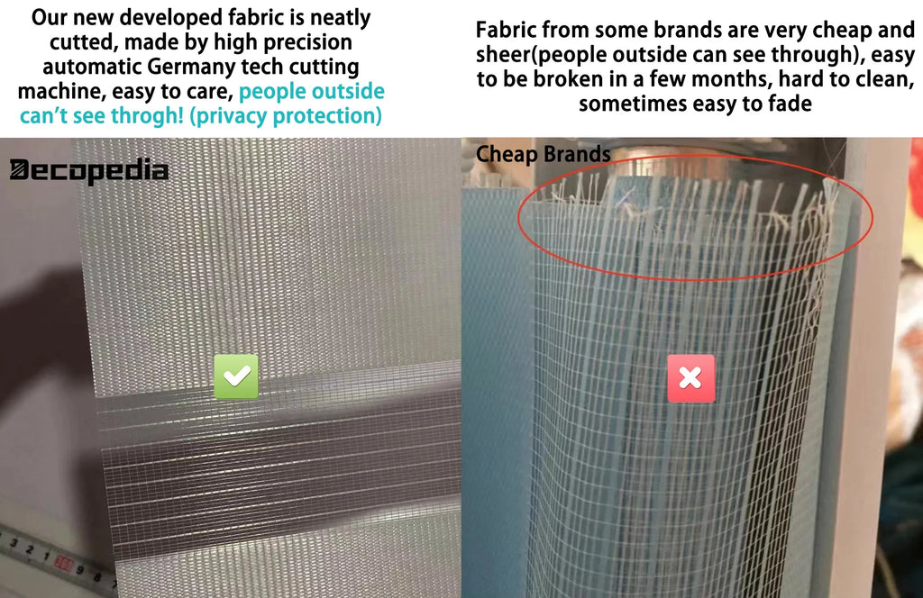 Decopedia Custom Made Zebra Blinds for Windows Motorized Roller Blinds Blackout Day and Night Window Blinds for Sliding Door