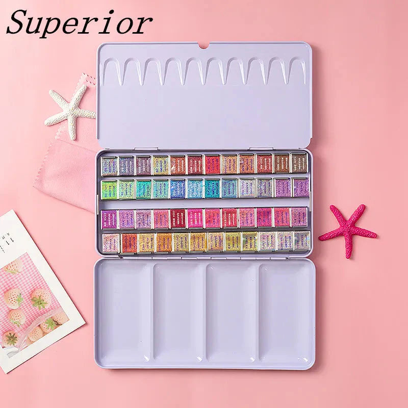 Superior Professional Solid Watercolor Paints Set With Water Brush Pen Water Color Paint Acuarelas Art Supplies For Artist