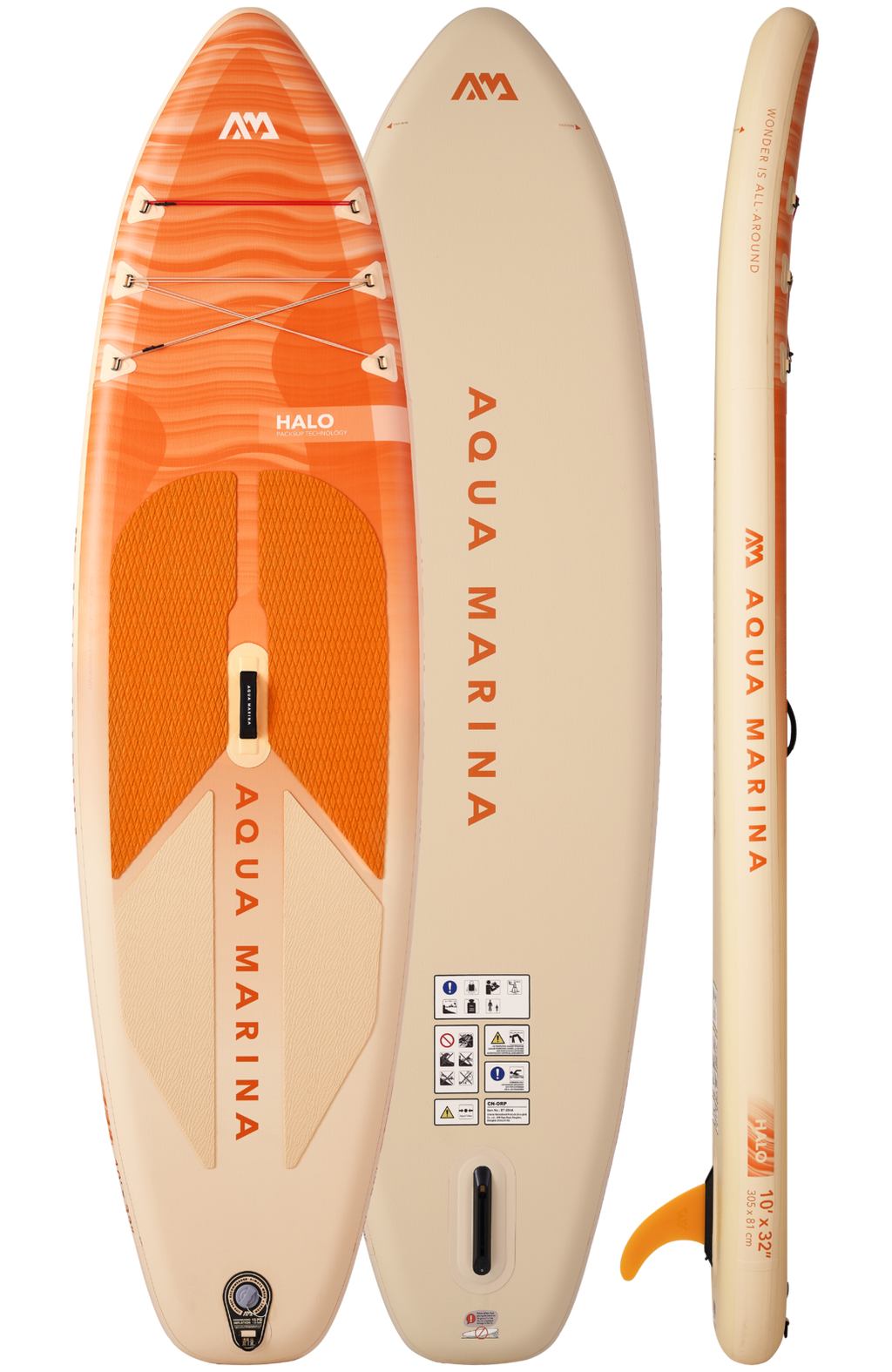 Aqua Marina Halo Lightweight Paddleboard - SUP with Paddle and PicoPack™ Backpack