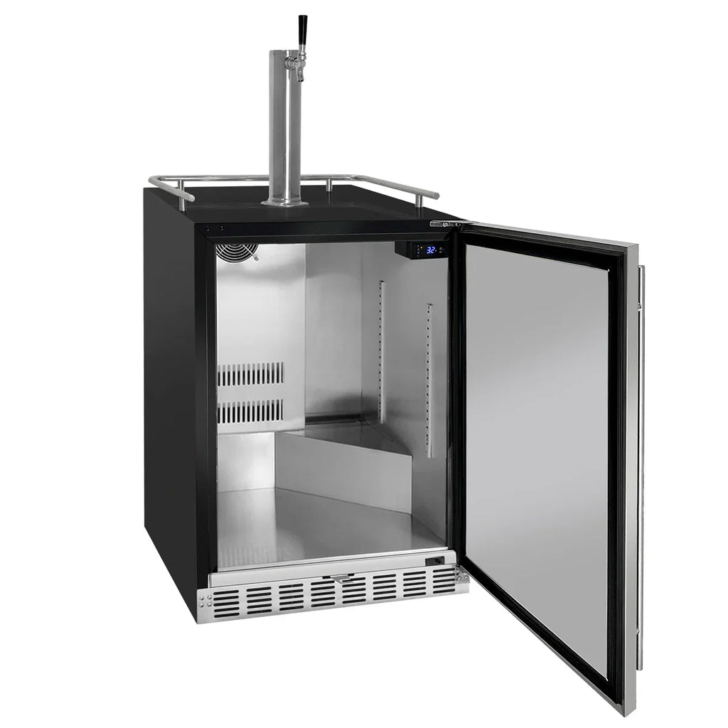Kegco 24" Single Faucet Built-In Kegerator - Indoor