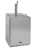 Kegco 24" Single Faucet Built-In Kegerator - Outdoor