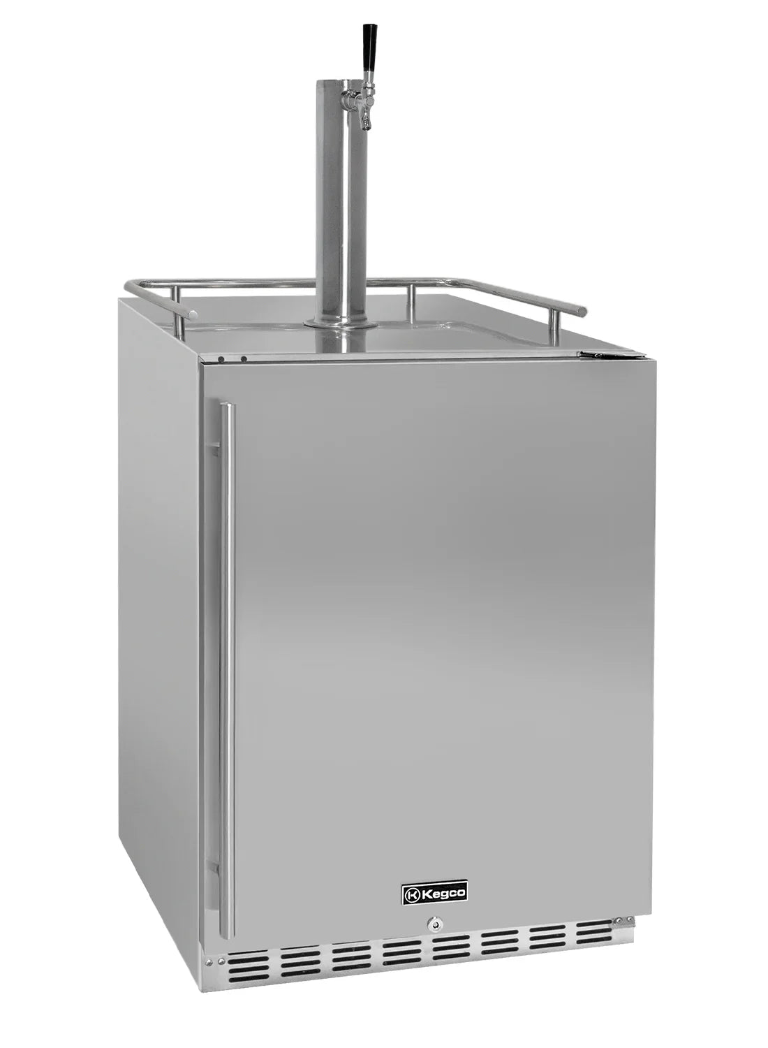 Kegco 24" Single Faucet Built-In Kegerator - Outdoor