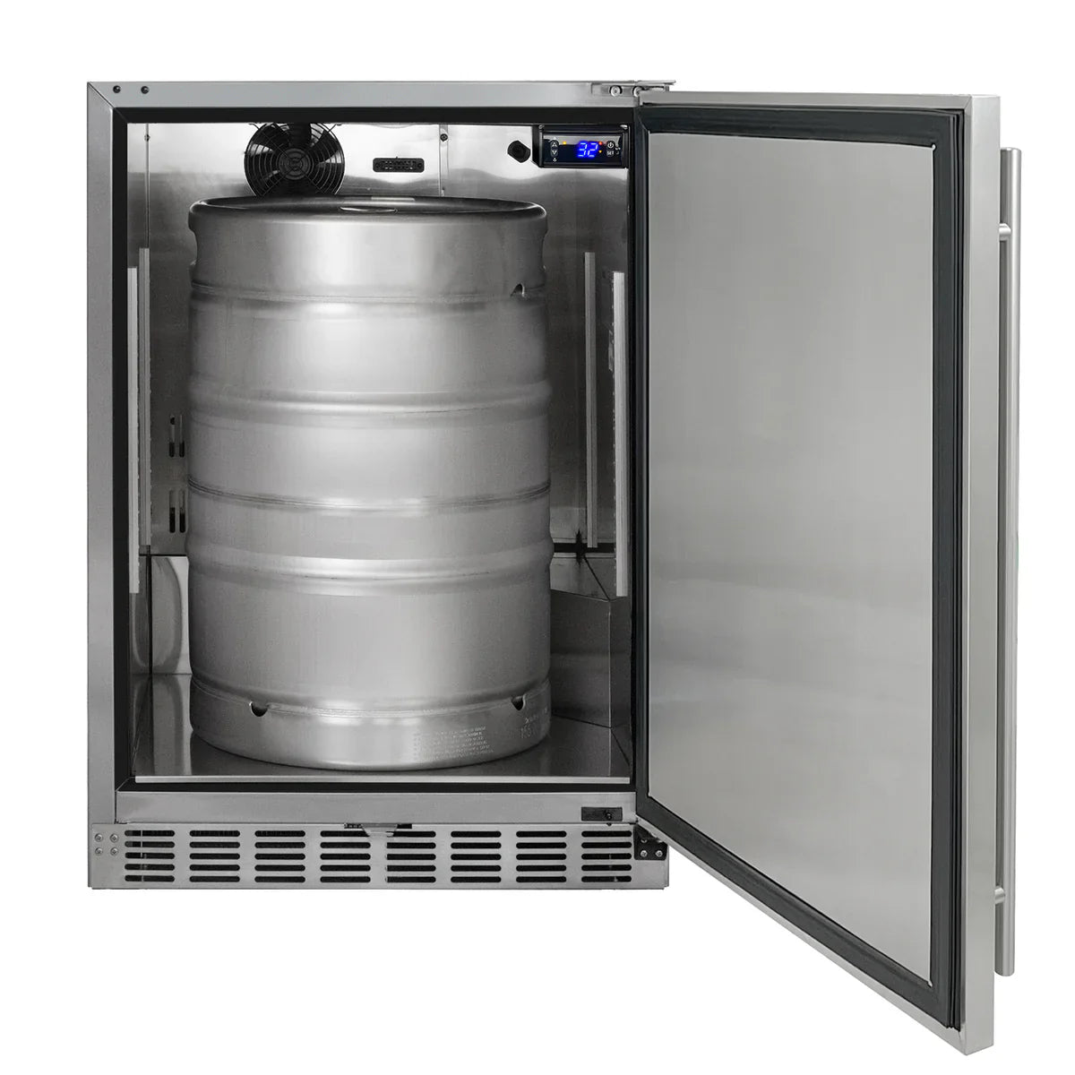 Kegco 24" Single Faucet Built-In Kegerator - Outdoor