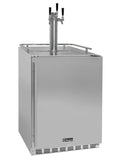 Kegco 24" Triple Faucet Built-in Kegerator - Outdoor