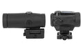 Holosun Technologies ARO and HM3X Magnifier |  Red Dot |  2 MOA Dot |  Fits 1913 Picatinny Rail |  1.63" Lower 1/3 Co-Witness Mount |  Black