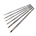 6 pcs Professional Set Squirrel Hair Round Pointed Artist Paintbrush Pen Gouache Oil Painting Art Supplies For Acrylic Art Brush