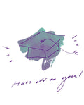 Hat's Off Graduation Card