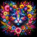 Wholesale Diamond Art Painting Art Cat- Round Diamond Painting for Home Wall Decor