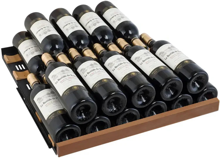 Allavino 119 Bottle 55" Tall Stainless Steel Wine Refrigerator