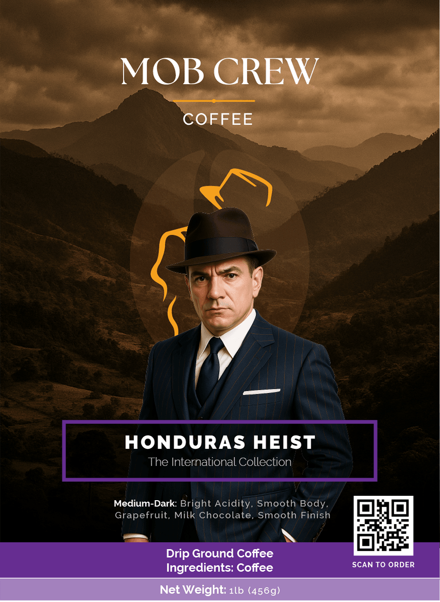 Honduras Heist Medium Dark Coffee: 1lb of Flavorful Coffee Caper