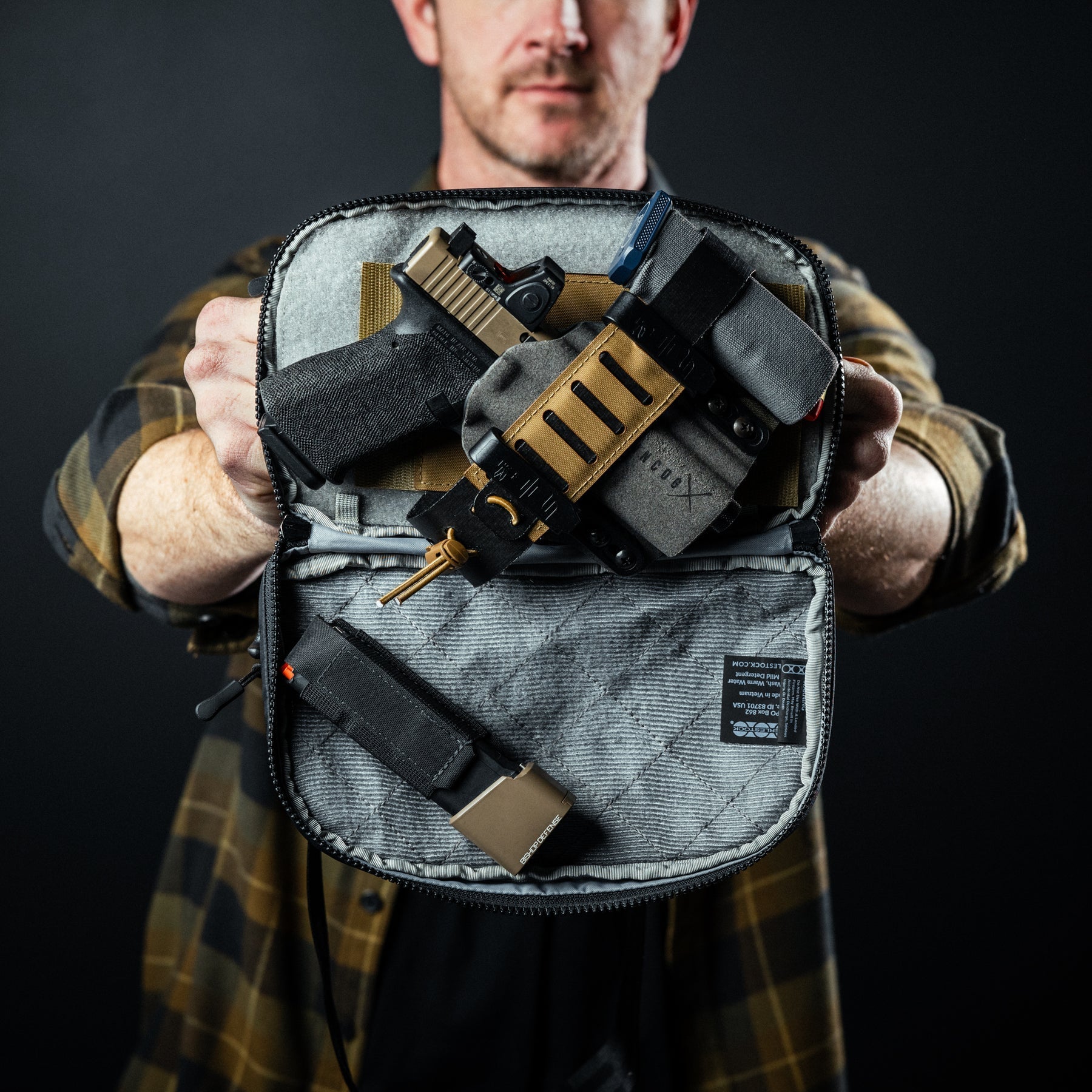 Eberlestock Fade Flex | w/ CCW Pocket & Fits Most Full Size Pistols w/ Lights & Optics