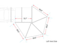Ironman 4x4 DeltaWing 270° Vehicle Awning