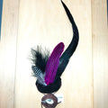 **Boho Western Hat w/ Choice of Feather Hat Band-Brown 982d