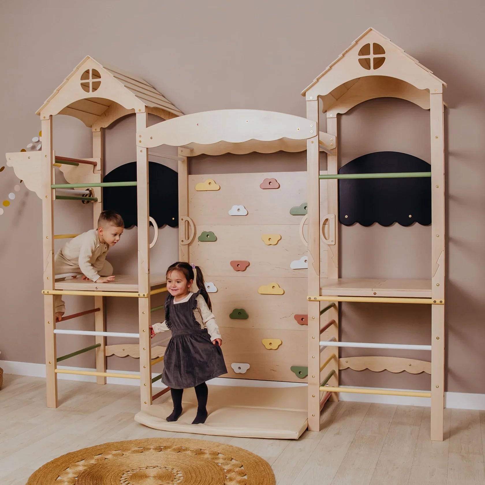 Large Indoor Playground by Wood and Hearts