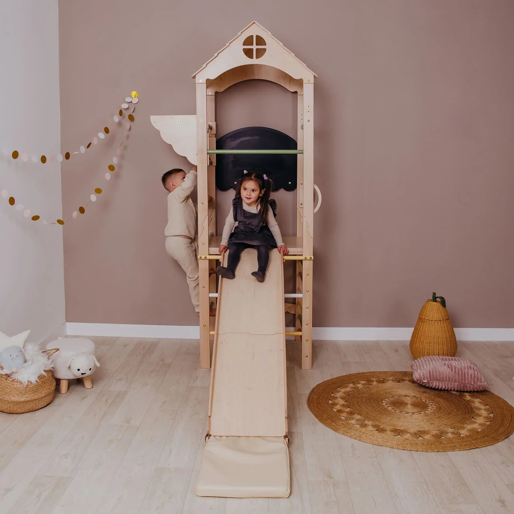 Toddler Indoor Playground by Wood and Hearts