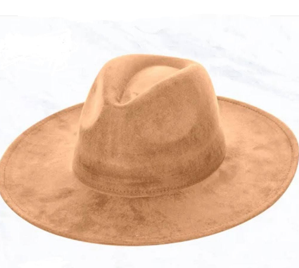Cognac w/ Turq Slab Leather Band + Choice of Boho Hat 985r