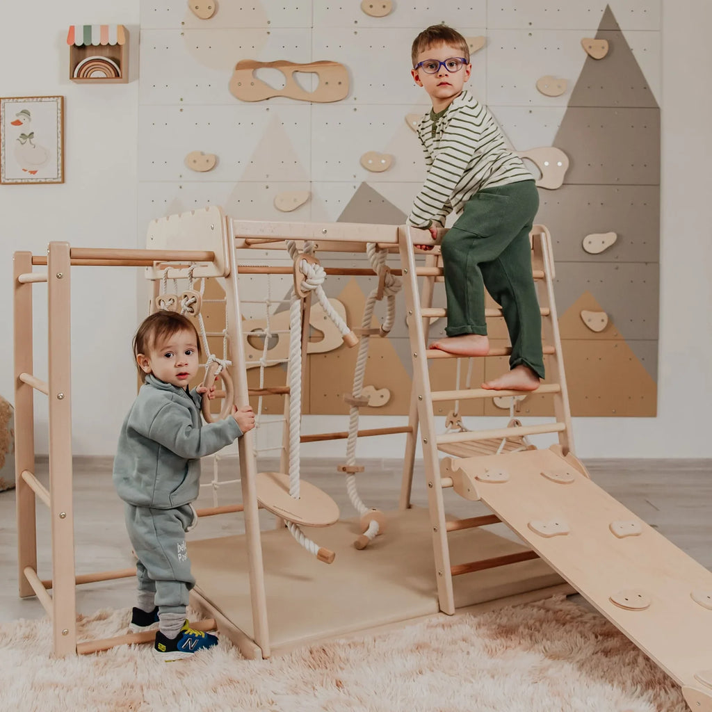 Indoor Jungle Gym by Wood and Hearts