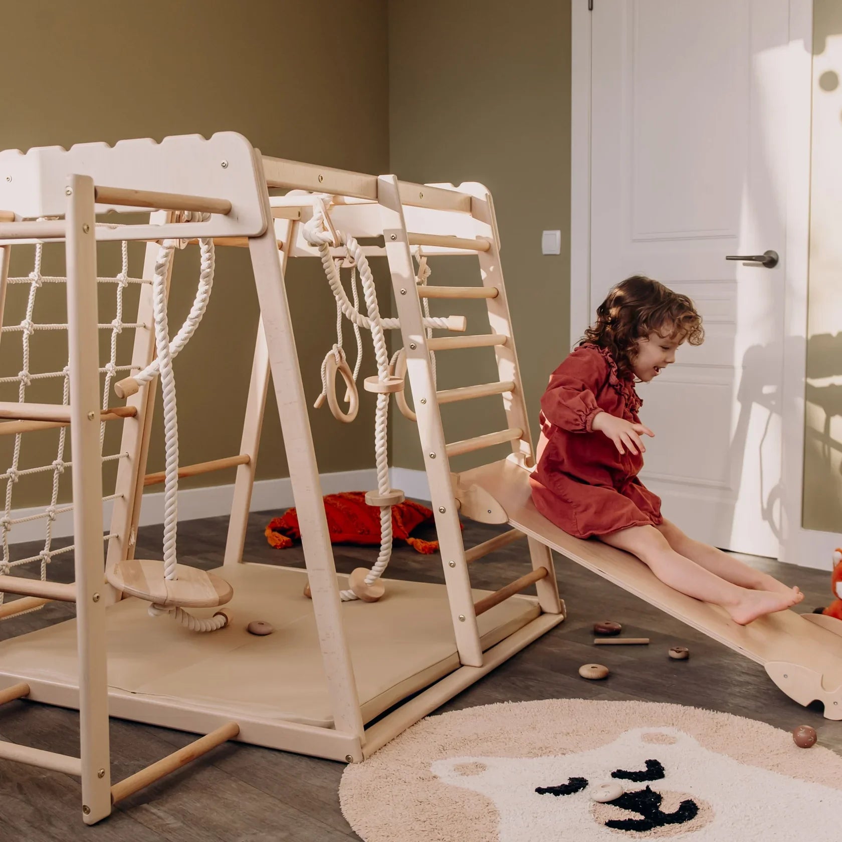 Indoor Jungle Gym by Wood and Hearts