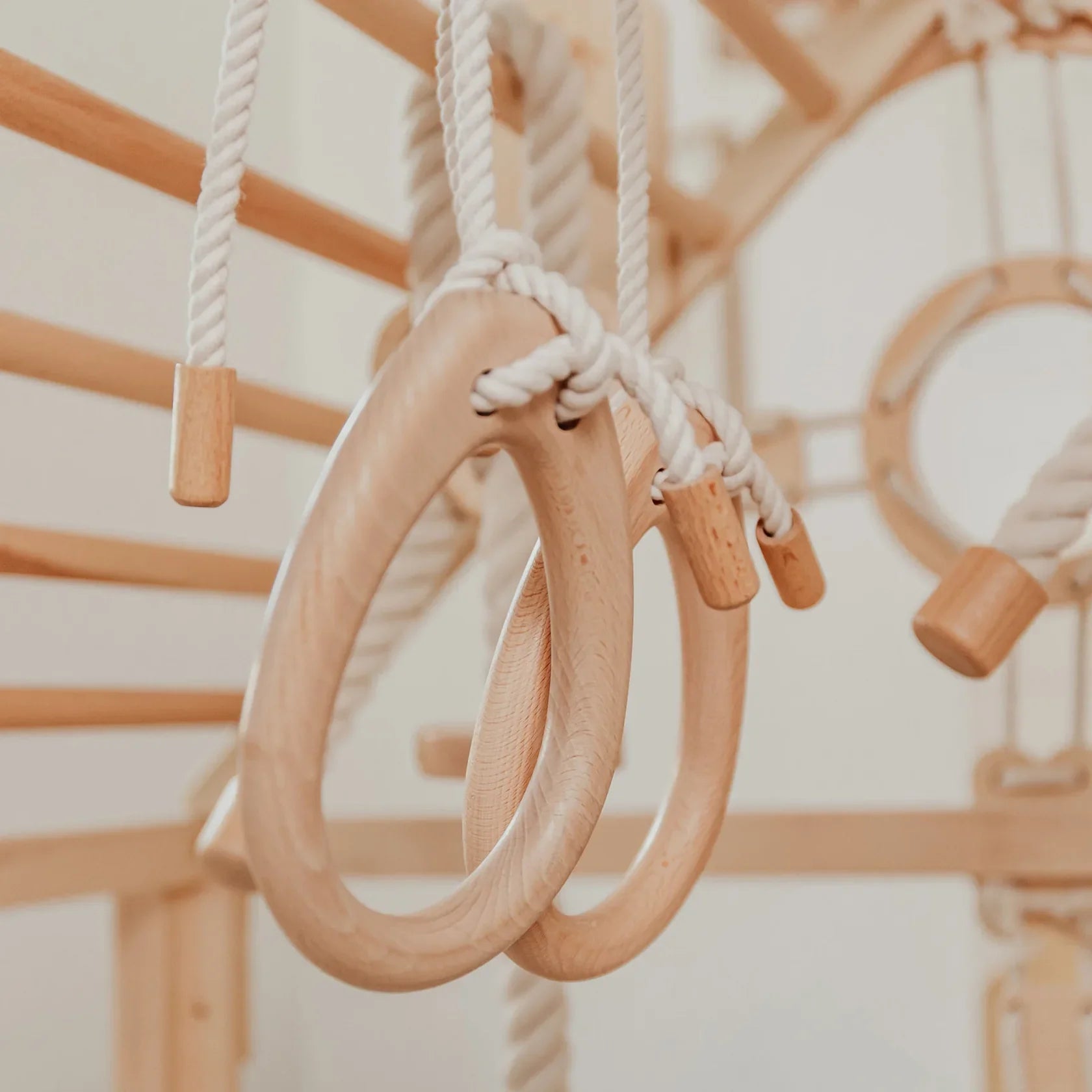Wood and Hearts Wooden Toddler Climbing Playhouse, Ages 1–6