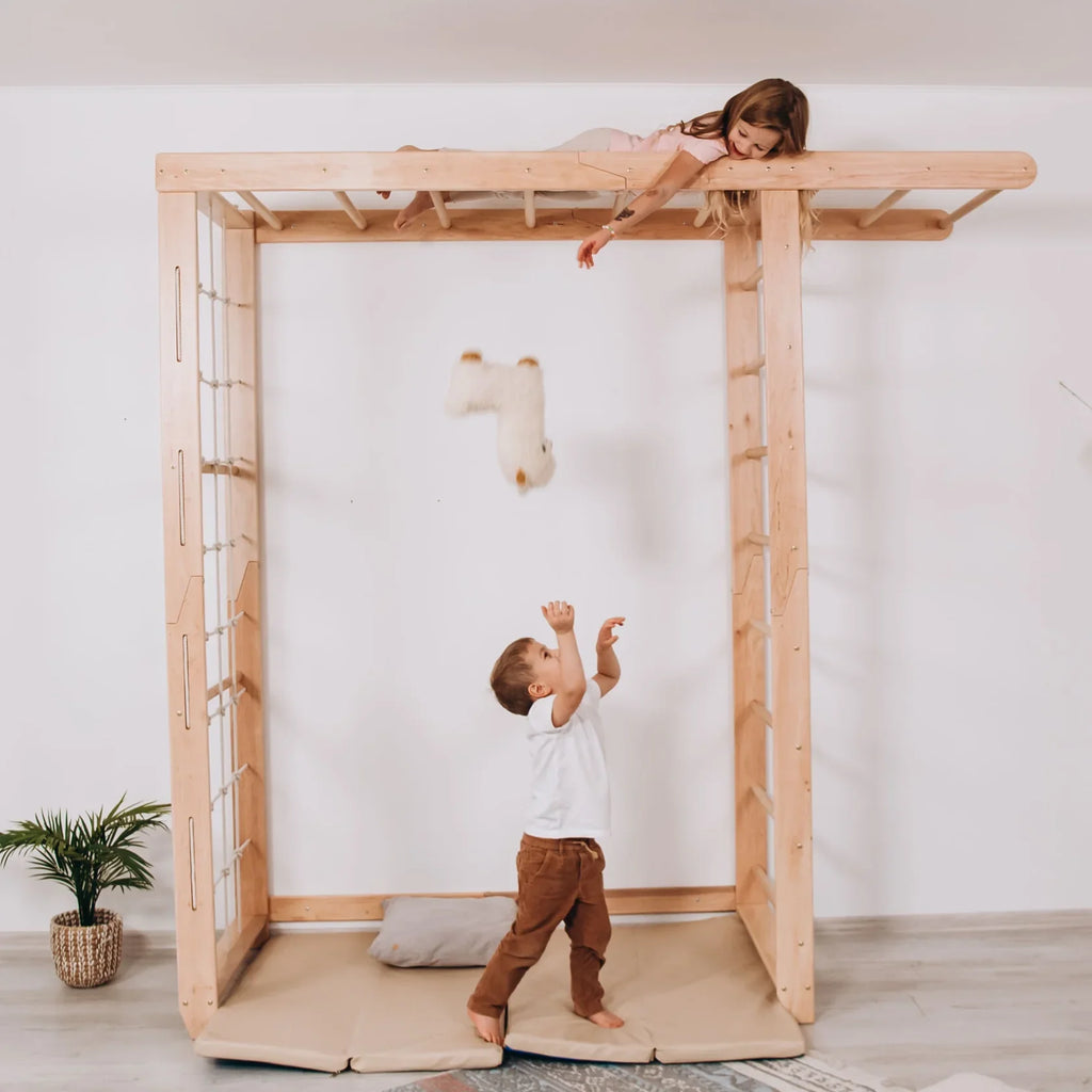 Indoor Monkey Bars by Wood and Hearts