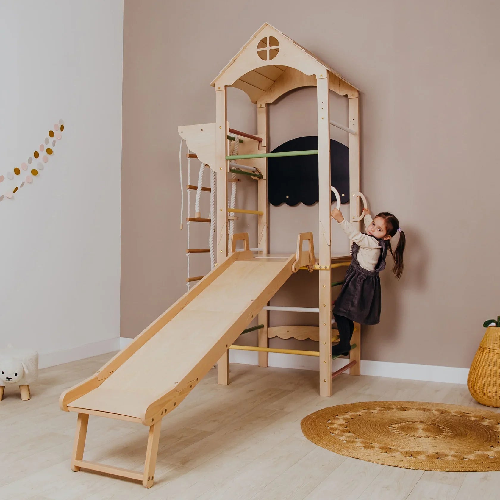 Toddler Indoor Playground by Wood and Hearts
