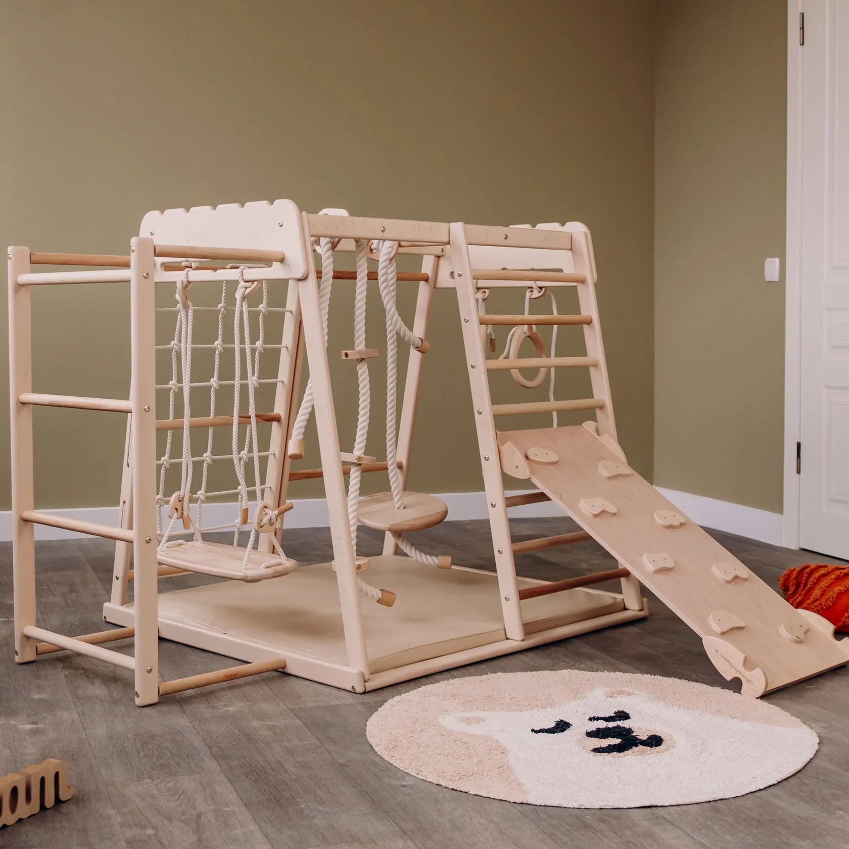 Indoor Jungle Gym by Wood and Hearts