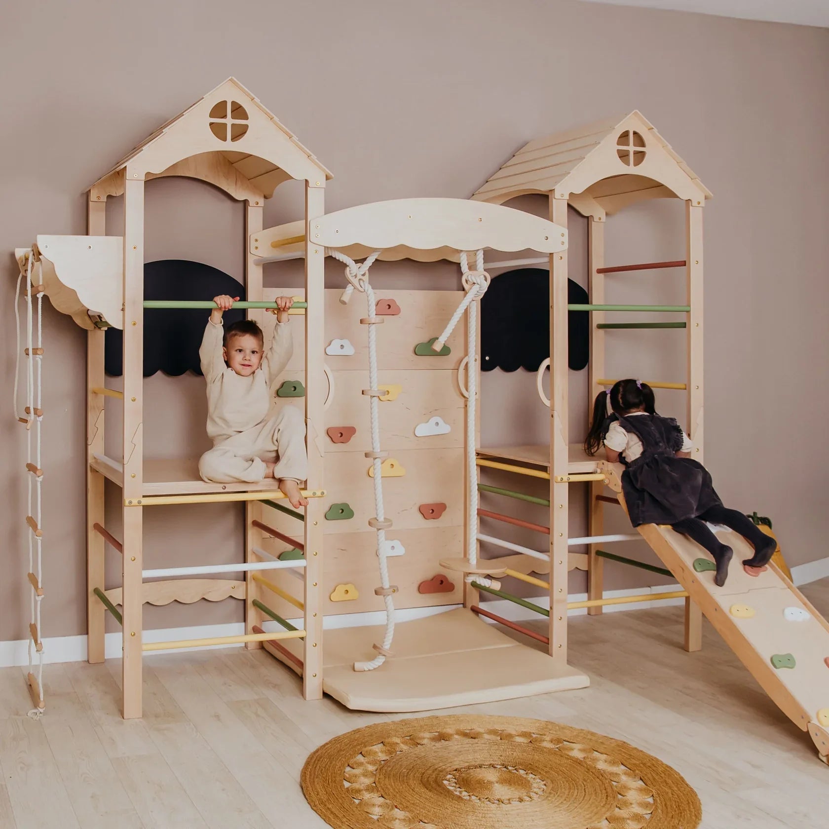 Large Indoor Playground by Wood and Hearts