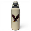 Hydration Bottle – Eagle | 32oz Insulated Stainless Steel | Flip Straw Lid w/ Handle
