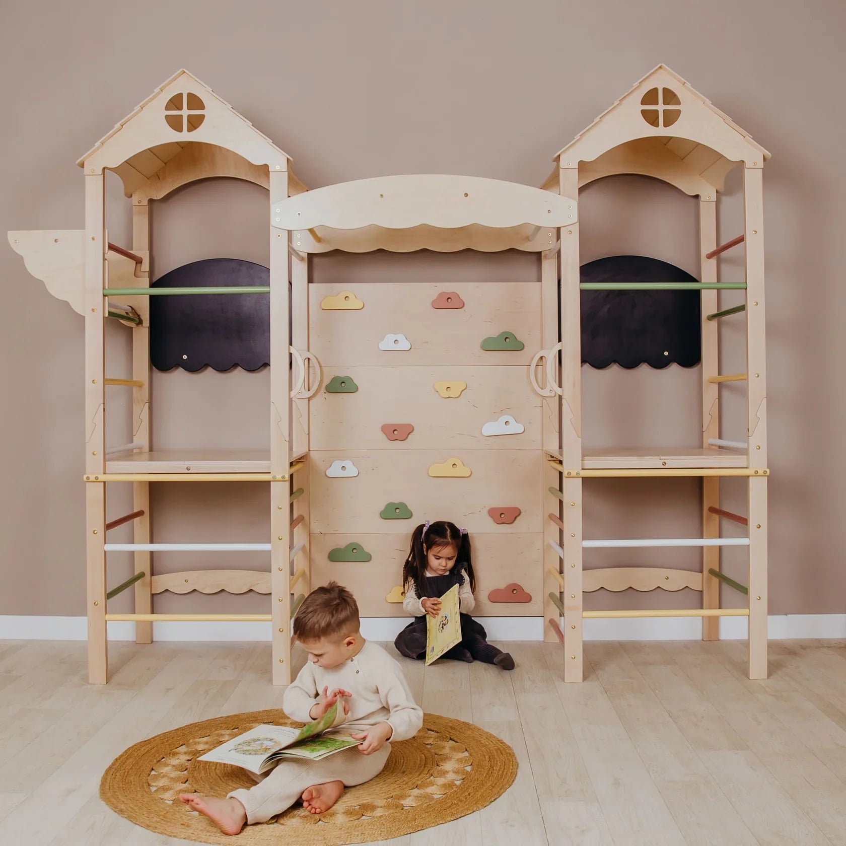 Large Indoor Playground by Wood and Hearts